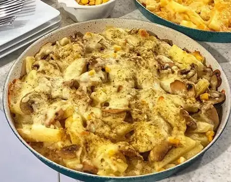 سیب زمینی اسپشیال رستوران رنزو در ولیعصر تبریز